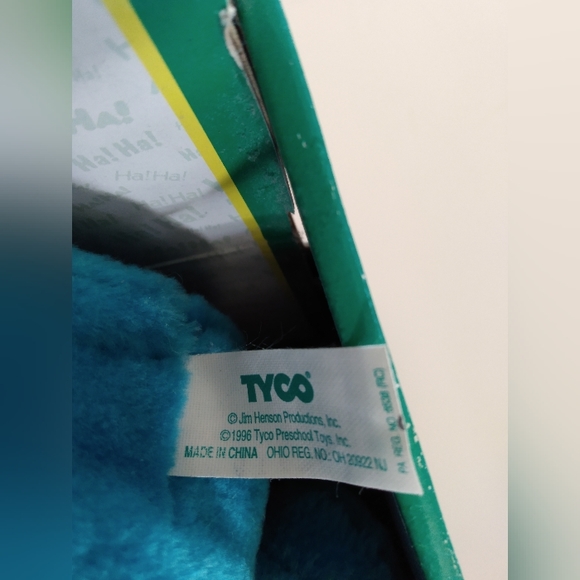 1996 Tyco Sesame Street Tickle Me Cookie Monster Plush NIB Talks & Shakes Tested - Picture 6 of 7